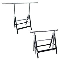 Adjustable Saw Horse Tray Stands