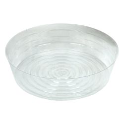 Clear Vinyl Saucer Deep, 14"