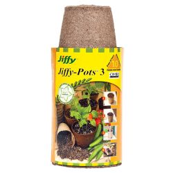 Jiffy Peat Pot, 3" Round, 10 Pack