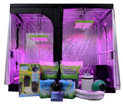 Oasis 4'x8'x6.5' - 8 Plant LED Hydroponics Grow Tent System