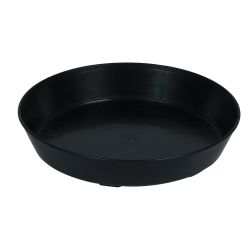 Premium Black Saucer, 8"