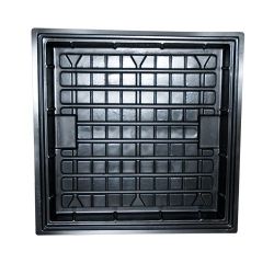 3' x 3' Economy Line Black Flood Trays